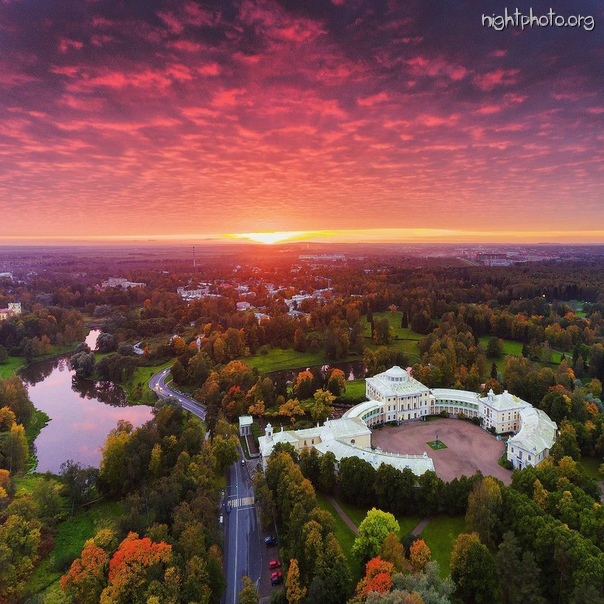 Санкт-Петербург - Осенний закат.