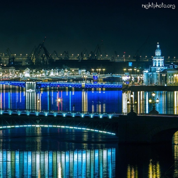 Санкт-Петербург - Подсветка мостов.