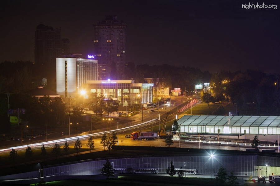 Донецк - Ночной Донецк.