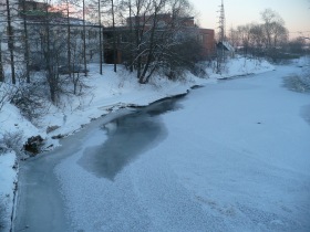 Коммунар - Вечер на р.Ижора,г.Коммунар