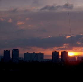 Россия - Рассвет в Москве