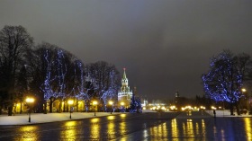 Москва - Дворцовая площадь. Кремль.