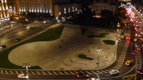 Москва - Лубянская площадь после реконструкции.