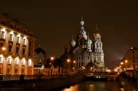 Санкт-Петербург - Вид на Спас-на-Крови с Театрального моста