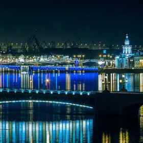 Санкт-Петербург - Подсветка мостов.