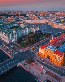 Санкт-Петербург - Дворцовая площадь.
