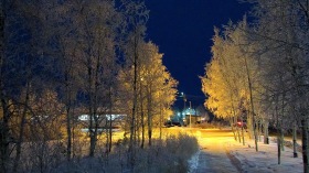Лянтор - Ночной Лянтор.
