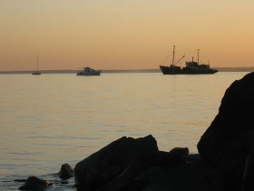 Бердянск - Вечер на Азовском море.
